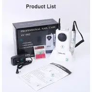 Electric Nail Drill Machine 35000 RPM Portable 4000 mAH Rechargeable Nail File Nails Accessories Gel Nail Polish Sander - White 280