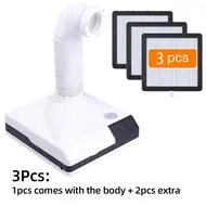 60W Dust Collector Machine Nail Dust Vacuum Cleaner Dental Laboratory Vacuum Dust Collector Teeth Polish Dust Vacuum Cleaner Vacuum Dust Remover 251