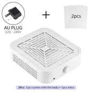 Turbine Brushless Nail Dust Remover Powerful Suction Nail Vacuum Cleaner Manicure Tool with Removable Filter Silent Dust Collector 252