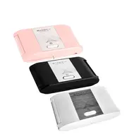 12LED Portable UV LED Nail Dryer Lamp for Nail Gel Polish Drying Folding Magnetic Attraction Smart Sensor Lamp UV Light for Nails - Pink 260