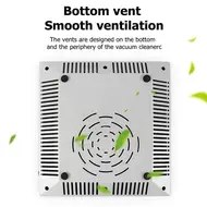 80W Nail Dust Collector Powerful Extractor with Adjustable Wind Speed, Professional Manicure Nail Aspirator for Salon Equipment - Silver 238