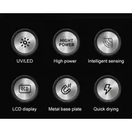 2024 New 298W Professional Manicure Phototherapy Machine Led Uv Nail Lamp Nail Polish Curing Dryer For Nails Supplies 316