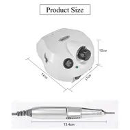 35000RPM Professional Nail Drilling Machine for Manicure Drill Tips Electric Nail Sander Pedicure File Polisher Equipment Tools - Gold 262