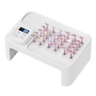 180W Foldable UV LED Nail Lamp for Nails Gel Polish 66 Beads 4 Timer Setting UV Drying Light Professional Curing Dryer Lamps 315