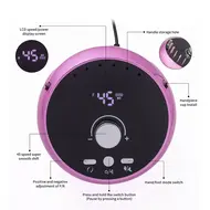 New 45000RPM Professional Electric Nail Drill Manicure Machine Low Noise Nails Sander Set Nail Salon Polisher Equipment Tools - Pink 294