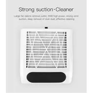 80W Nail Dust Collector Powerful Extractor with Adjustable Wind Speed, Professional Manicure Nail Aspirator for Salon Equipment - Silver 238