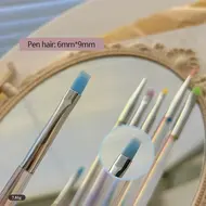 ​6 Sizes Nail Art Brush Transparent Nail Liner Brush Stripe Pattern Painting Brush Acrylic UV Gel Extension Drawing Carving Pen 311