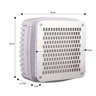 13W Nail Vacuum Extractor Built-in Desktop Nail Dust Collector, 12V Gel Nails Manicure Vacuum Cleaner 245