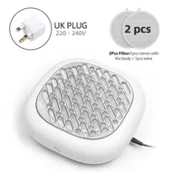 130W Powerful Brushless Nail Dust Collector Super Suction Nail Dust Extractor with Fan 2 Filters for Nail Art and Manicure - Silver 249