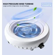 45000 RPM Nail Dust Collector Powerful Suction Nail Dust Extractor with Vacuum Fan and Filter for Nail Art and Manicure 244