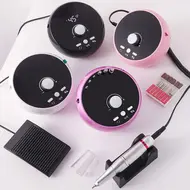 New 45000RPM Professional Electric Nail Drill Manicure Machine Low Noise Nails Sander Set Nail Salon Polisher Equipment Tools - Purple 292