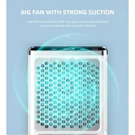 4500RPM Fan Speed LCD Touch Screen Rechargeable Nail Art Vacuum Cleaner with Hand Pads Nail Duster Nail Fan Nail Art Machine 257