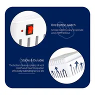 13W Nail Vacuum Extractor Built-in Desktop Nail Dust Collector, 12V Gel Nails Manicure Vacuum Cleaner 245