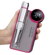 35000RPM Electric Nail Drill Machine Set Nail Files Drill Bits Gel Polish Remover Professional Portable Nail Polisher Equipment - Silver 276