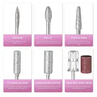 45000RPM Professional Nail Drilling Machine with Base Large LCD Screen Electric Manicure Polisher Nail Sander Salon Tool - White 270