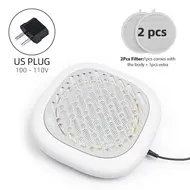 130W Powerful Brushless Nail Dust Collector Super Suction Nail Dust Extractor with Fan 2 Filters for Nail Art and Manicure - Silver 249