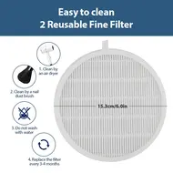 130W Powerful Brushless Nail Dust Collector Super Suction Nail Dust Extractor with Fan 2 Filters for Nail Art and Manicure - Silver 249