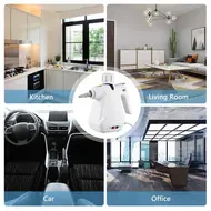 ​1000W Portable Handheld Steam Cleaner with High Temperature Pressurized Steam Brush Heads & Measuring Cup for Kitchen Furniture Bathroom & Car Cleaning - 2Pcs 436