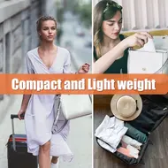 ​1000W Powerful Folding Garment Steamer Portable Wrinkle Remover for Clothes and Fabrics 120ml Large Capacity Water Tank 20s Fast Heat Up 400