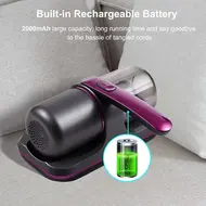 ​100W Handheld UV Mattress Vacuum Cleaner 8000Pa Powerful Suction 2 Speeds Adjustable for Cleaning Mattresses Bedding Pillows Clothes Sofa Carpet 388