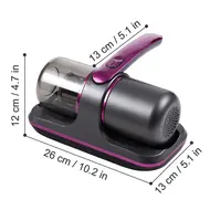 ​100W Handheld UV Mattress Vacuum Cleaner 8000Pa Powerful Suction 2 Speeds Adjustable for Cleaning Mattresses Bedding Pillows Clothes Sofa Carpet 388