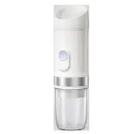 ​Portable Electric Espresso Coffee Machine Cordless 3oz Single Serve Mini Maker with 3 IN 1 Coffee Powder/N/DG Capsule 20Bar Pump Rechargeable 9600mAh Battery for Heat and Cold Brew - White 445