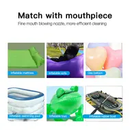 ​120W Wireless Car Vacuum Cleaner Portable High Power Home Vacuum Cleaner - White 385