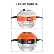 ​2500W Handheld Steam Cleaner High Temperature Pressurised Steam Cleaner with Brush Heads - Red 394