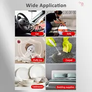 ​2500W Handheld Steam Cleaner High Temperature Pressurised Steam Cleaner with Brush Heads - Red 394