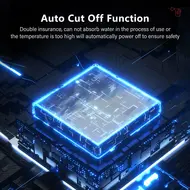 ​2500W Handheld Steam Cleaner High Temperature Pressurised Steam Cleaner with Brush Heads - Red 394