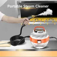 ​2500W Handheld Steam Cleaner High Temperature Pressurised Steam Cleaner with Brush Heads - Red 394