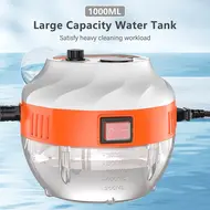 ​2500W Handheld Steam Cleaner High Temperature Pressurised Steam Cleaner with Brush Heads - Red 394