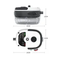 2500W Portable High Pressure Steam Cleaner with Brush Heads for Kitchen Furniture and Bathroom Car Portable Handheld Steam Cleaner - Red 382