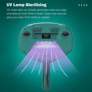 ​350W Mattress Vacuum Cleaner Mite Removal Instrument Wireless Household Bed Vacuum Cleaner UV Lamp Effectively Clean Up Bed Sanitising 408