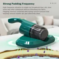​350W Mattress Vacuum Cleaner Mite Removal Instrument Wireless Household Bed Vacuum Cleaner UV Lamp Effectively Clean Up Bed Sanitising 408
