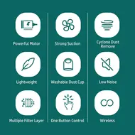 ​350W Mattress Vacuum Cleaner Mite Removal Instrument Wireless Household Bed Vacuum Cleaner UV Lamp Effectively Clean Up Bed Sanitising 408