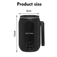 4-in-1 Electric Milk Frother Cooker & Steamer with Rotatable Handle  Foam Maker for Coffee Latte Cappuccino 371