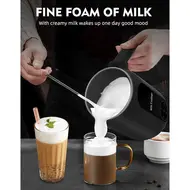 4-in-1 Electric Milk Frother Cooker & Steamer with Rotatable Handle  Foam Maker for Coffee Latte Cappuccino 371
