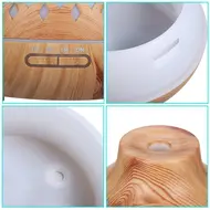 ​400ml U-ltrasonic Acoustic Air Humidifier Aroma Diffuser - 	Gold 354