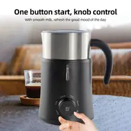 ​5 in 1 Electric Milk Frother 700ml Hot Cold Foam Maker for Latte Cappuccino Hot Chocolate 373