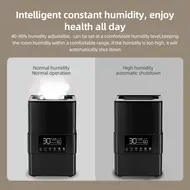 ​Bedroom Top Fill 3.5L Cool Mist Humidifier with Simulated Flame 3 Mist Modes Auto Shut Off Ultrasonic Humidifier with Remote Control for Home  Large Room   Baby Room - White 352