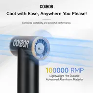 ​​COLBOR AirMaxx A1 60W Electric Air Duster Mini Jet Fan with LED Light 374