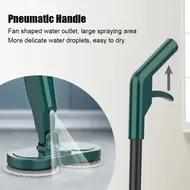 ​Cordless Electric Mop with Dual Motors Low Noise and Transparent Water Tank for Tiles Hardwood Marble - Green 387