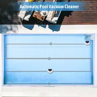 Cordless Robotic Pool Cleaner IPX8 Waterproof Dual Motor Powerful Suction Self Parking 120min Runtime Automatic Pool Vacuum for above ground and in-ground pools up to 1076 sq ft 378