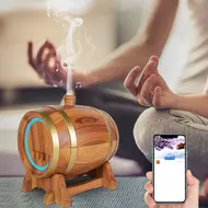 ​Creative Intelligent Wine Barrel Aroma Diffuser Electric with BT Speaker - 2Pcs 355