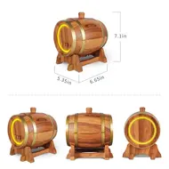 ​Creative Intelligent Wine Barrel Aroma Diffuser Electric with BT Speaker - 2Pcs 355