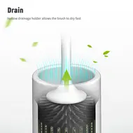 Ecoco Toilet Brush and Holder Set  High-Quality Toilet Bowl Brush 421