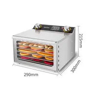 Excalibur Dehydrators for Food and Jerky 400W 5-Tray 24H Timer Adjustable Temperature Control 30-90°C Vegetable Fruit Dehydrator with Visible Window for Home & Commercial Use 359