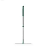 Floor Squeegee Scrubber with Telescopic Pole & Adjustable Handle Silicone Blade Water Broom for Floor Tile Marble 431