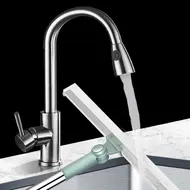 Floor Squeegee Scrubber with Telescopic Pole & Adjustable Handle Silicone Blade Water Broom for Floor Tile Marble 431